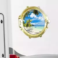 Autocollants Trompe L'Oeil Hublot