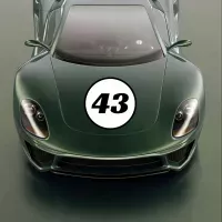 Stickers numéros de course personnalisés