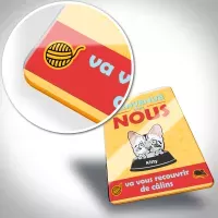 Plaque de porte personnalisée drôle avec animaux