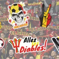 Stickers Equipe de Belgique Foot