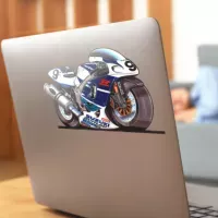 Stickers Caricatures Moto