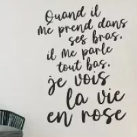 Stickers Citation Chanson