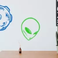 Stickers Extra-terrestre