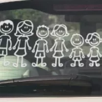 Stickers Personnages Famille