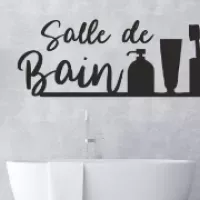 Stickers Citations Salle de Bain