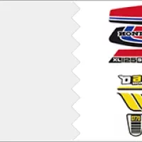 Kits autocollants Honda Vintage