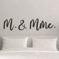 Stickers Monsieur Madame Couple