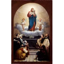 Papier Peint Panoramique Peinture 19e siècle Romain Cazes - Esquisse pour l'église de la Trinité : Le Bon pasteur