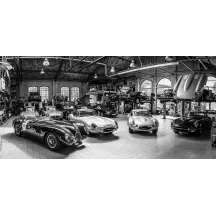 Papier Peint Panoramique Vintage Garage