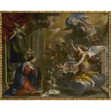 Papier Peint Panoramique Peinture 19e siècle Charles Poerson - L'Annonciation