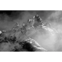 Papier Peint Panoramique Montagne Brumeuse 3