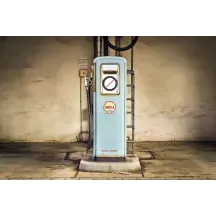 Papier peint Panoramique Station Essence Vintage