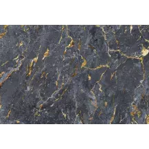 Papier peint Panoramique Marbre Noir doré