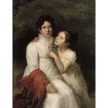 Papier Peint Panoramique Peinture 19e siècle François Gérard - Portrait de Madame Bauquin Du Boulay