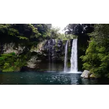 Papier Peint Panoramique Cascade Fôret