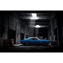 Papier Peint Panoramique Rusty Dodge Garage