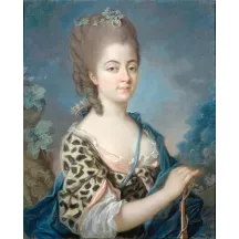 Papier Peint Panoramique Peinture 18e siècle - Portrait de Marie Aurore de Saxe