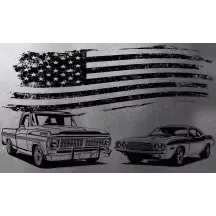 Papier Peint Panoramique Muscle Car USA