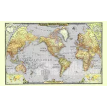 Papier Peint Panoramique Mappemonde 2