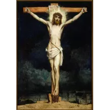 Papier Peint Panoramique Peinture 19e siècle Jules Elie Delaunay - Christ en croix