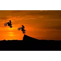 Papier Peint Panoramique Enduro Cross