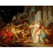 Papier Peint Panoramique Peinture 18e siècle Jacques-Louis David - La Mort de Sénèque