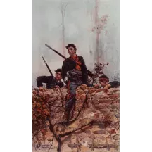 Papier Peint Panoramique Estampe - L'escalade