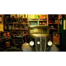 Papier Peint Panoramique Garage Vintage