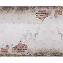 Papier Peint Panoramique Mur Cassé Briques