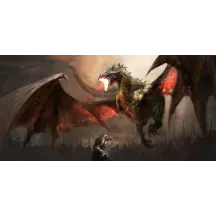 Papier Peint Panoramique Dragon