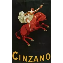 Papier Peint Panoramique Estampe - Affiche publicitaire Cinzano