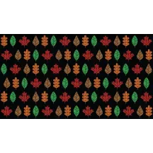 Papier Peint Panoramique Feuilles Pattern