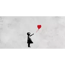 Papier Peint Panoramique Banksy - La Fille au Ballon 2