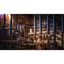 Papier peint Panoramique Tuyaux Vintage