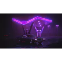 Papier Peint Panoramique Muscle Car Retro