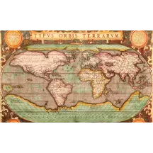 Papier Peint Panoramique Carte Ancienne 2