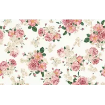 Papier Peint Panoramique Fleurs Vintage Motif