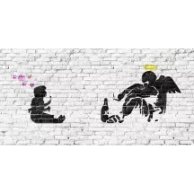 Papier Peint Panoramique Banksy Ange