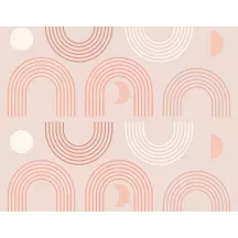 Papier Peint Panoramique Cercle Mid Century