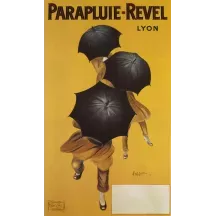 Papier Peint Panoramique Peinture 19e siècle Publicité - Parapluie-Revel