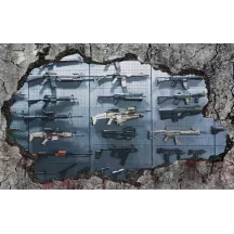 Papier Peint Panoramique Mur D'armes 2