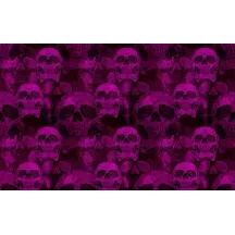 Papier Peint Panoramique Crane Skull Violet