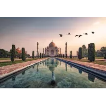 Papier Peint Panoramique Inde Taj Mahal