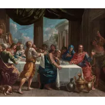 Papier Peint Panoramique Peinture 17e siècle Charles Poerson - Les Noces de Cana