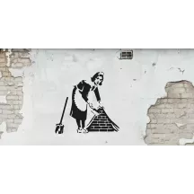 Papier Peint Panoramique Banksy - Femme de Ménage
