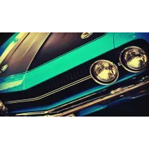 Papier Peint Panoramique Muscle Car Calandre