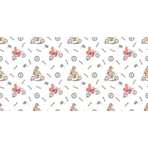 Papier Peint Panoramique Enfant Moto Cross