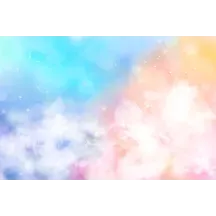 Papier Peint Panoramique Arc en Ciel Féérie