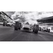 Papier Peint Panoramique Vintage Formula Race