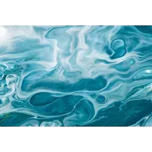 Papier peint Panoramique Marbre Bleu